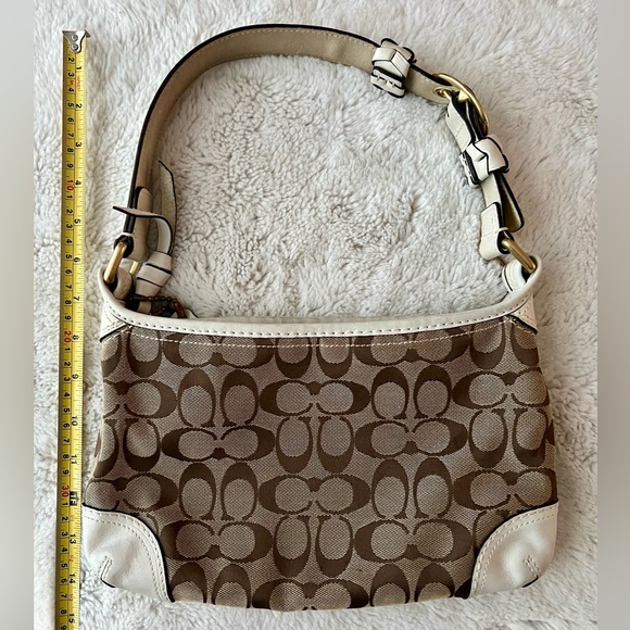 Vintage Canvas Coach Logo Shoulder Bag - Picture 8 of 11